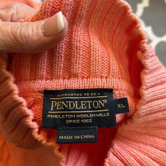 Pendleton cable knit sweater szXL - Picture 6 of 13